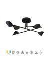 CAPUCCINA * SEMIPLAFÓN LED MEDIANO 40W